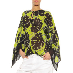 Poncho Michael Kors green